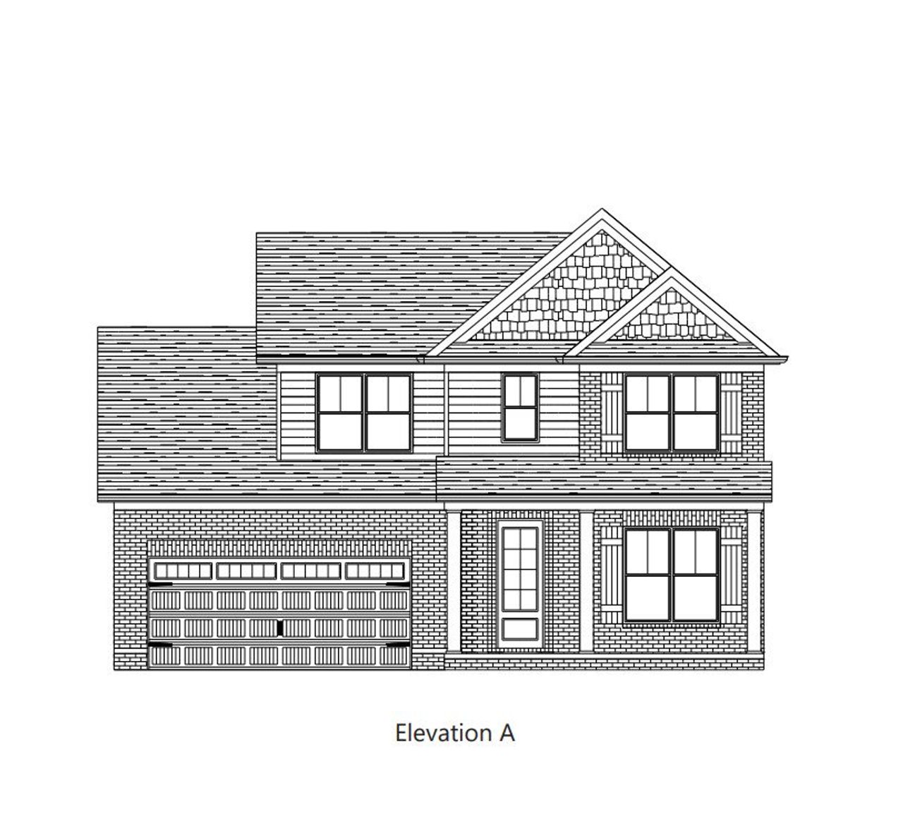Representative rendering of the exterior for the Beckett by Southeastern Building Corporation (Image 2). Representative rendering of the exterior for the Beckett by Southeastern Building Corporation (Image 2).