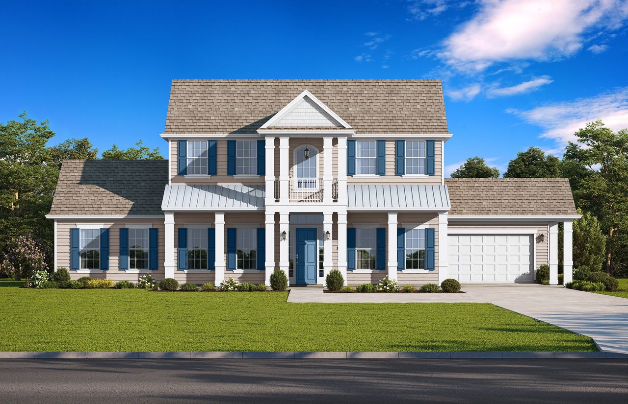 Representative exterior photo of a completed home built from the Southwind by SEDA New Homes in Southwind Plantation, St. Augustine, FL (Image 2).