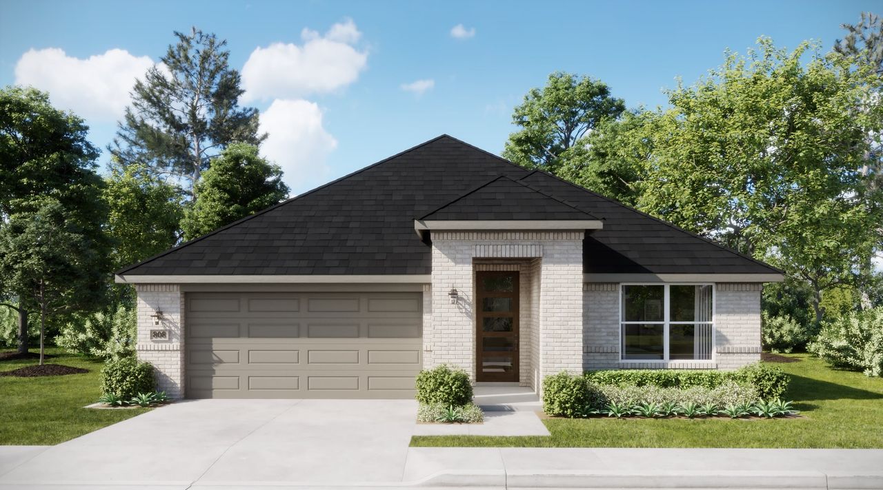 Representative exterior photo of a completed home built from the Maison by Risewell Homes in Waterford Park, Weatherford, TX (Image 2).