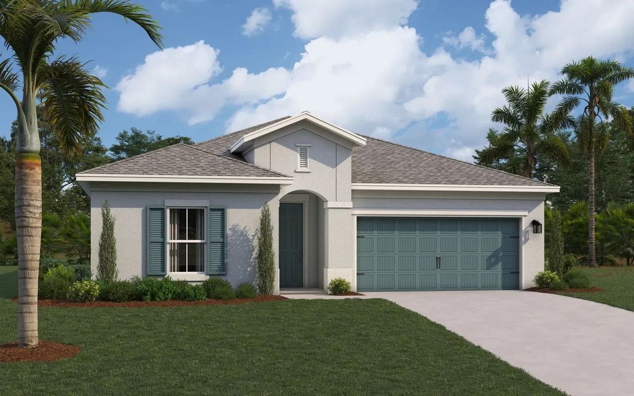 Representative exterior photo of a completed home built from the Northwood by Cardel Homes in Coasterra, Palmetto, FL (Image 2). Representative exterior photo of a completed home built from the Northwood by Cardel Homes in Coasterra, Palmetto, FL (Image 2).