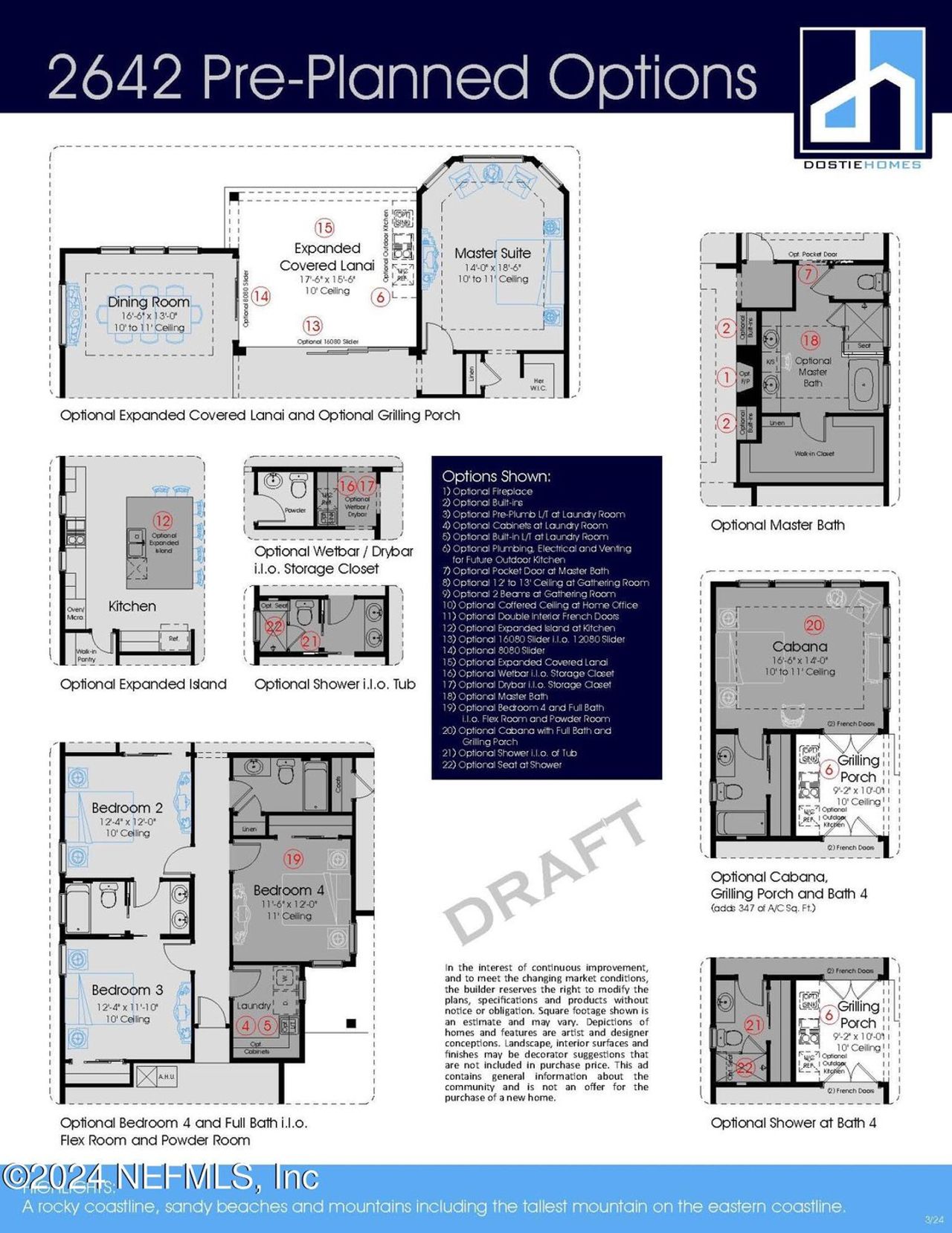 2D floor plan layout of this home in Reflections and Seabrook at Nocatee, Ponte Vedra, FL (Image 2). 2D floor plan layout of this home in Reflections and Seabrook at Nocatee, Ponte Vedra, FL (Image 2).