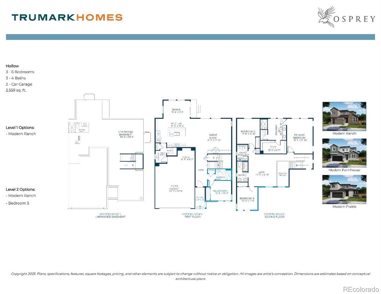 2D floor plan layout of this home in , Parker, CO (Image 2). 2D floor plan layout of this home in , Parker, CO (Image 2).