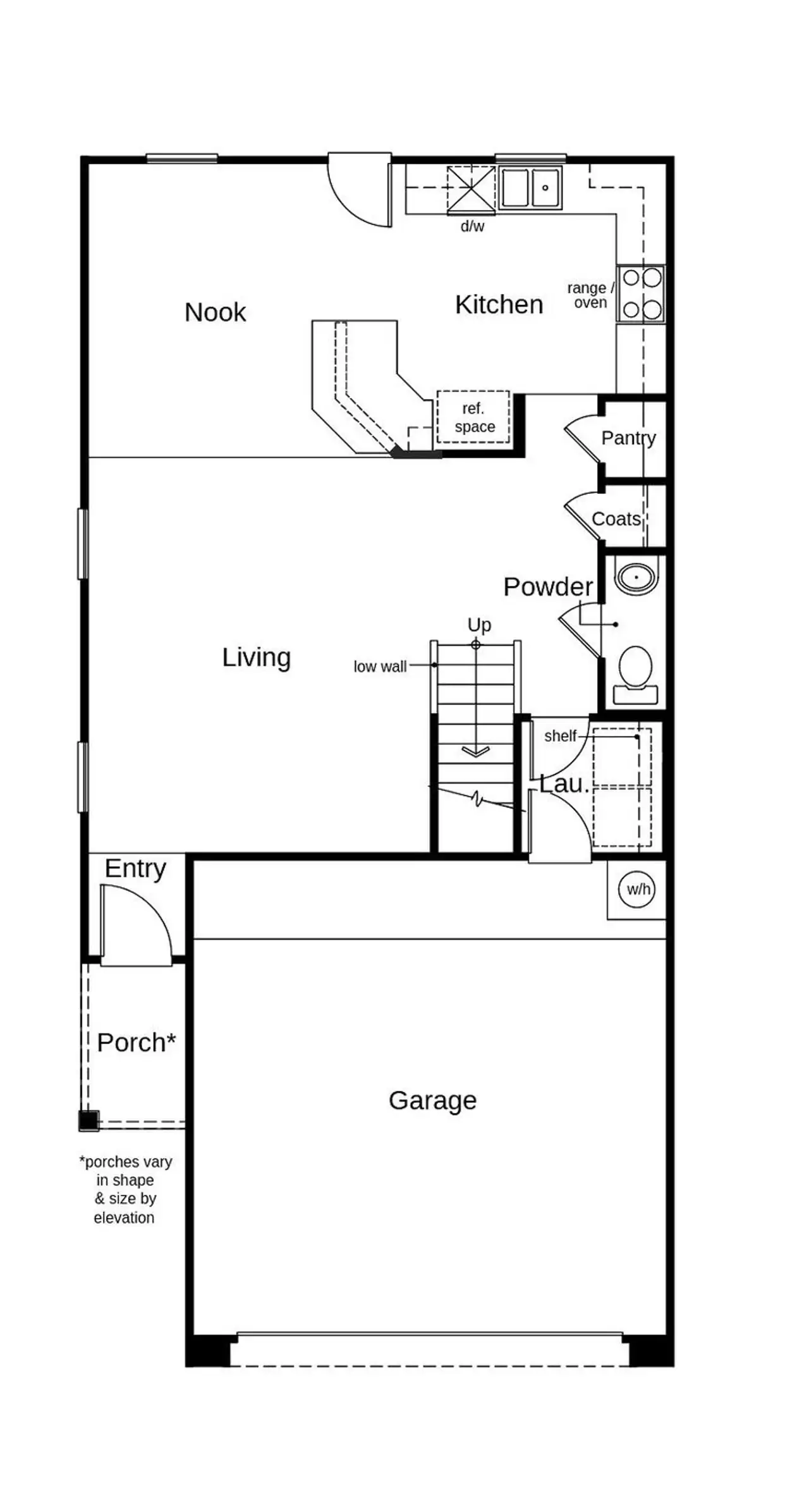 2D floor plan layout of this home in Spanish Trails Villas, San Antonio, TX (Image 2).