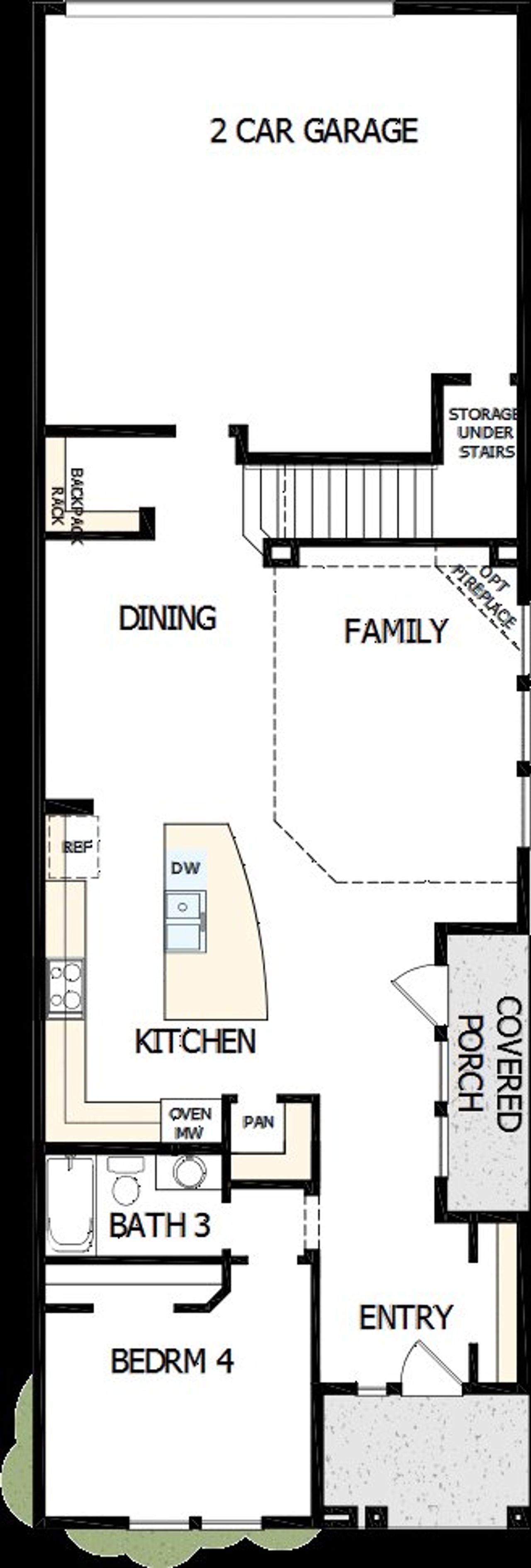 2D floor plan layout of this home in Walsh Cottage, Fort Worth, TX (Image 2). 2D floor plan layout of this home in Walsh Cottage, Fort Worth, TX (Image 2).