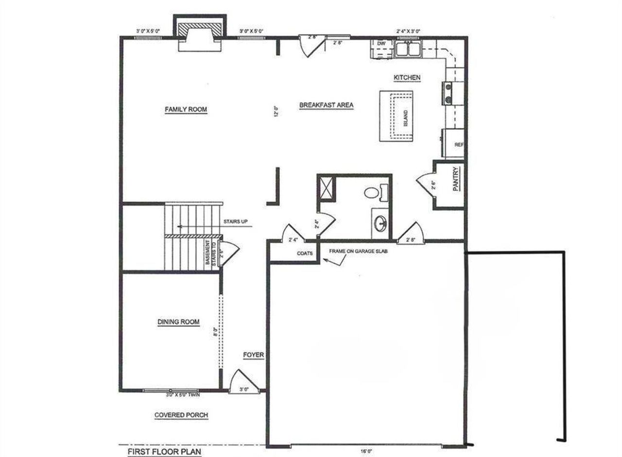 2D floor plan layout of this home in , Dallas, GA (Image 2).
