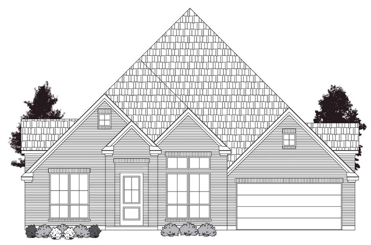 Representative rendering of the exterior for the Plan 3030AU by Ravenna Homes (Image 2).