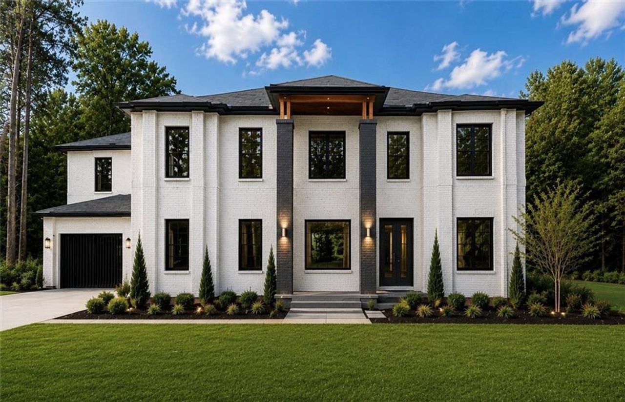 Front exterior of a new home in , Buford, GA, highlighting curb appeal (Image 2).