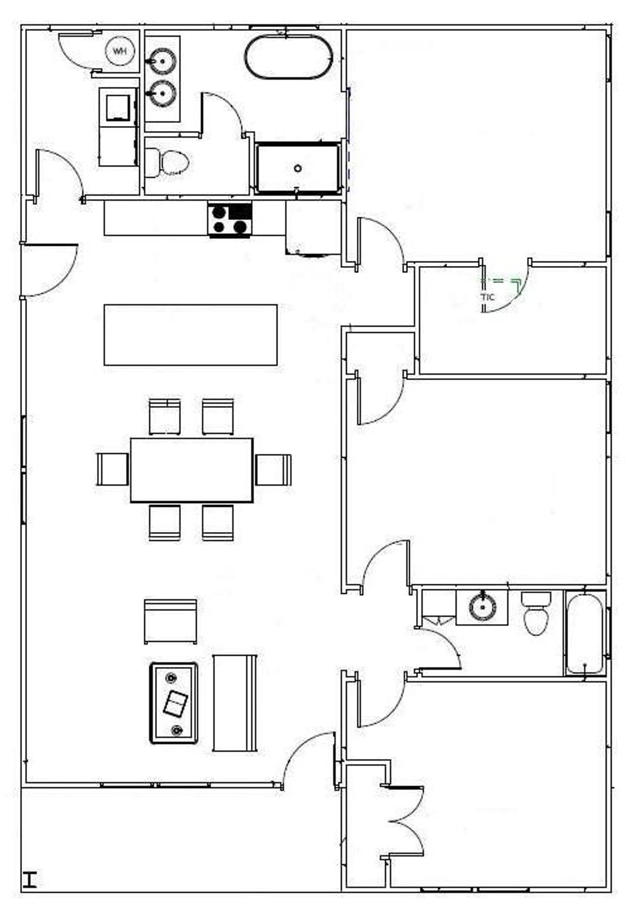 2D floor plan layout of this home in , Bremen, GA (Image 2).