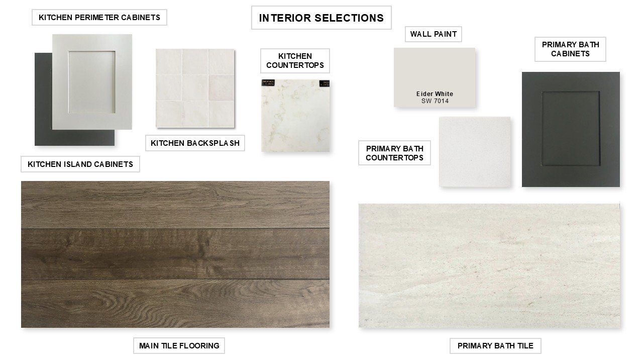 Sample of building materials used in homes in VIDA, San Antonio (Image 2).