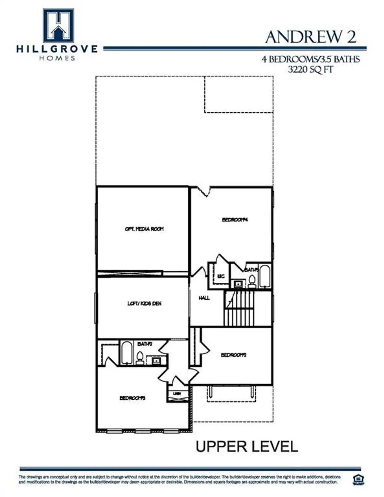 2D floor plan layout of this home in , Flowery Branch, GA (Image 2).