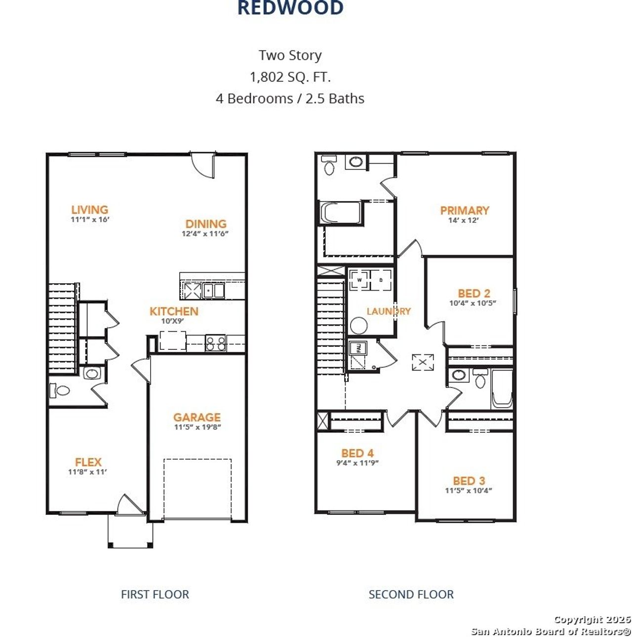 2D floor plan layout of this home in The Park, Uvalde, TX (Image 2). 2D floor plan layout of this home in The Park, Uvalde, TX (Image 2).