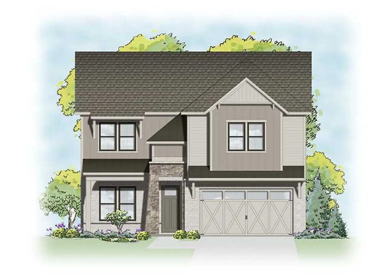 Representative rendering of the exterior for the Bordeaux by Taylor Morrison (Image 2).