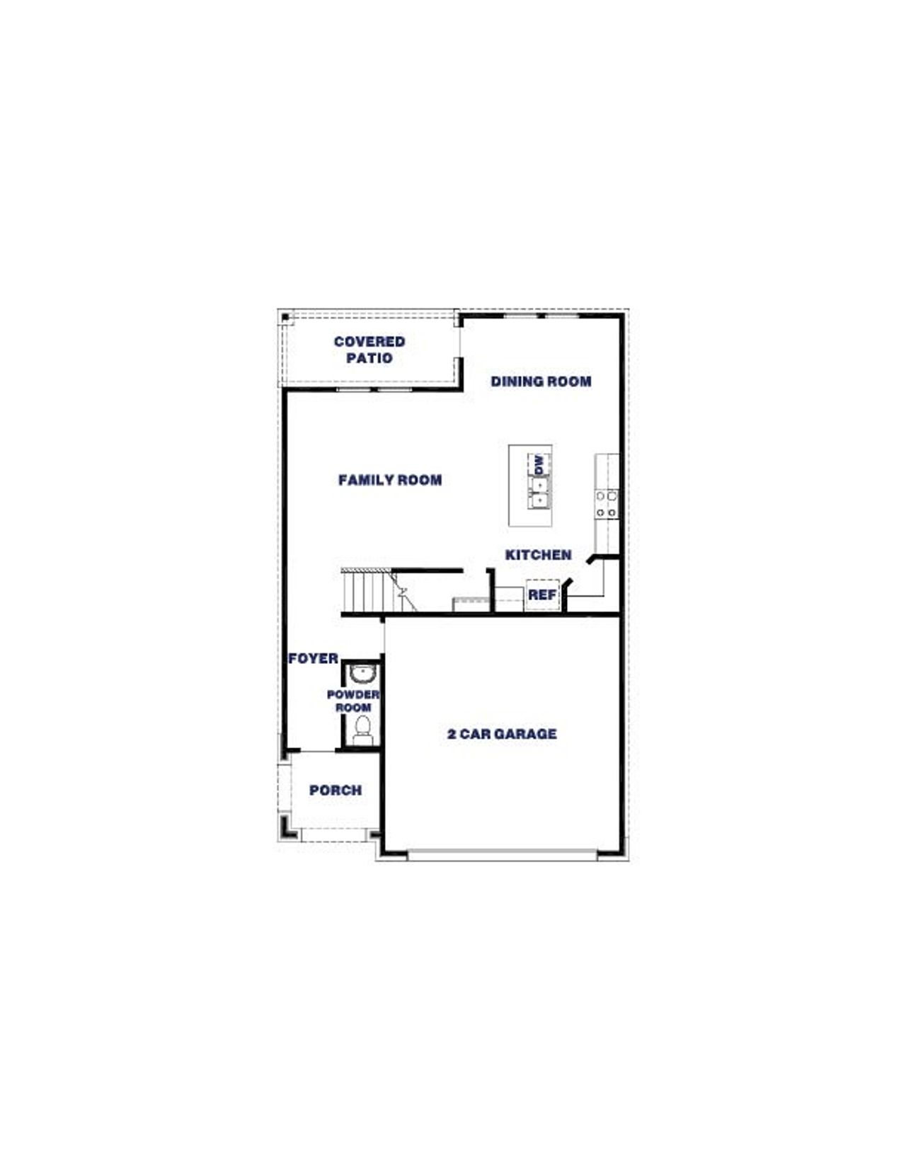 2D floor plan layout of this home in Lake Conroe Cove, Willis, TX (Image 2).