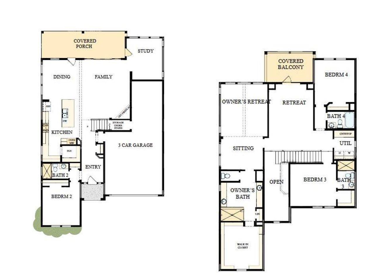 2D floor plan layout of this home in North Creek Village, Huntersville, NC (Image 2). 2D floor plan layout of this home in North Creek Village, Huntersville, NC (Image 2).