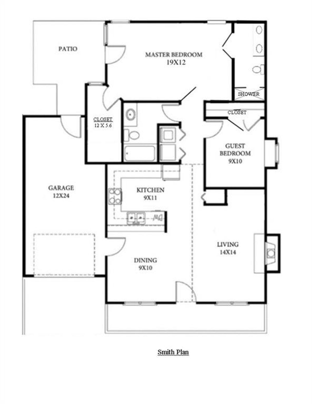 2D floor plan layout of this home in , Cartersville, GA (Image 2). 2D floor plan layout of this home in , Cartersville, GA (Image 2).