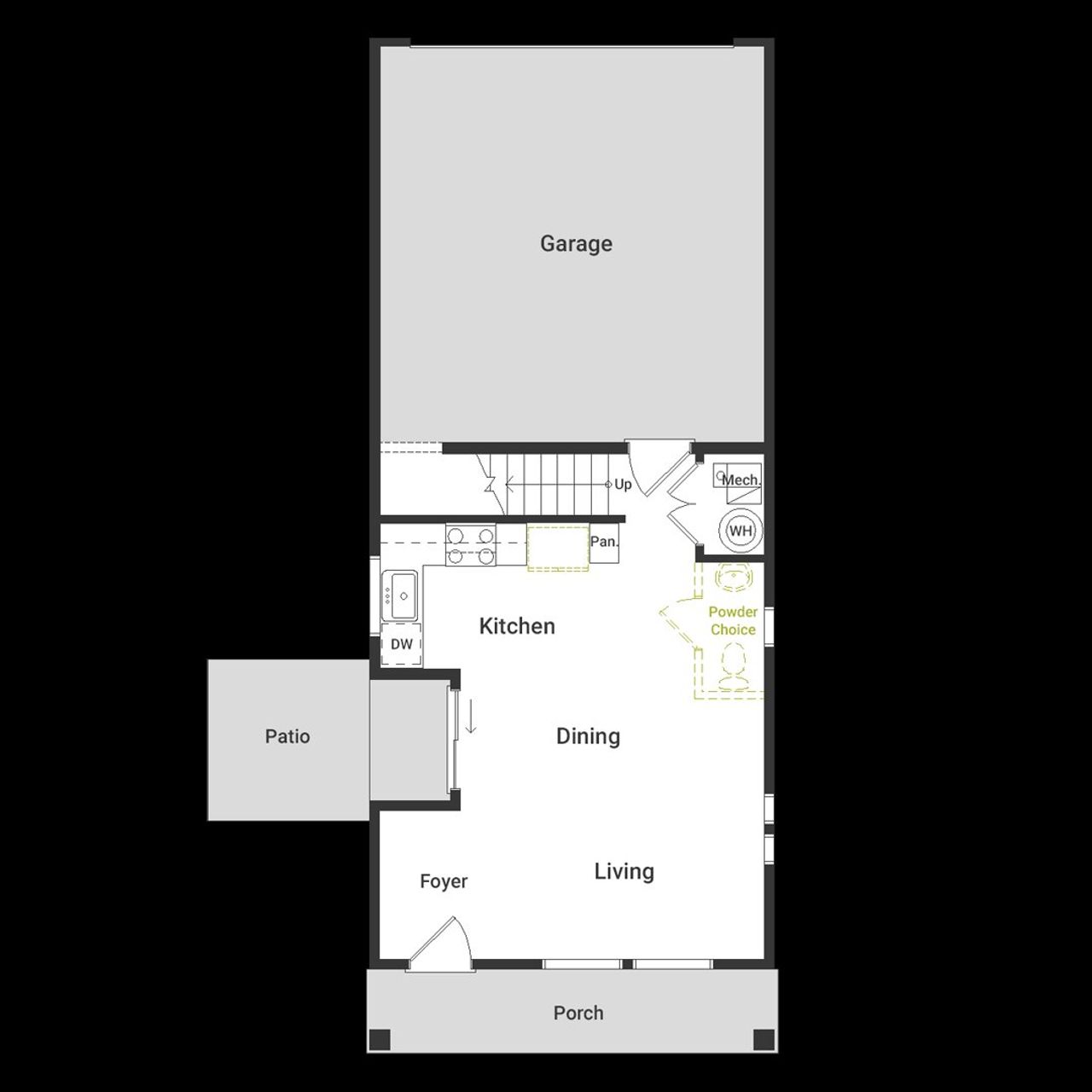 2D floor plan layout of this home in Sky Ranch, Watkins, CO (Image 2). 2D floor plan layout of this home in Sky Ranch, Watkins, CO (Image 2).