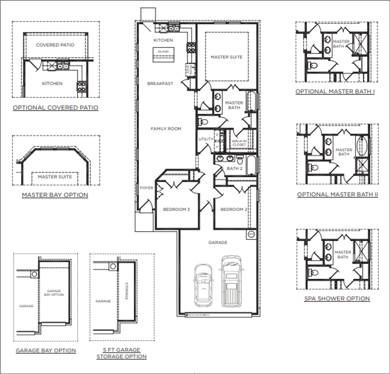 2D floor plan layout for the The Camden by McKinley Homes in Anderson Lakes, Houston, TX (Image 2). 2D floor plan layout for the The Camden by McKinley Homes in Anderson Lakes, Houston, TX (Image 2).