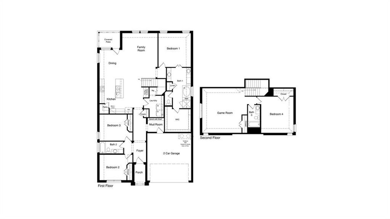 D.R. Horton's  The Aspen Floorplan - All Home and community information, including pricing, included features, terms, availability and amenities, are subject to change at any time without notice or obligation. All Drawings, pictures, photographs, video, square footages, floor plans, elevations, features, colors and sizes are approximate for illustration purposes only and will vary from the homes as built.
