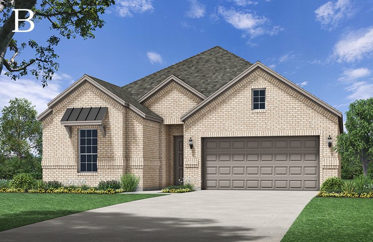 Representative exterior photo of a completed home built from the Grapevine by Windsor Homes in River Ranch, Van Alstyne, TX (Image 2).