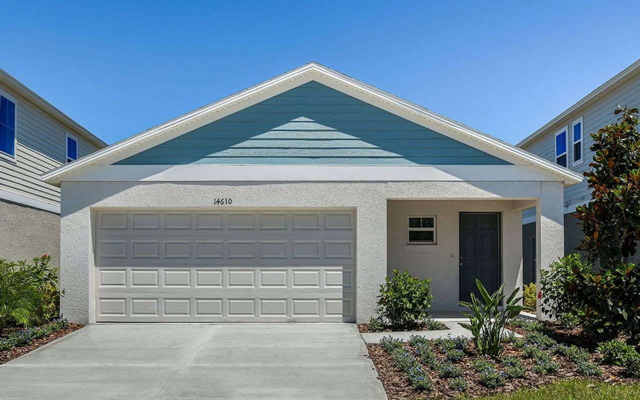 Representative exterior photo of a completed home built from the Magenta by Casa Fresca Homes in Lawson Dunes, Haines City, FL (Image 2).