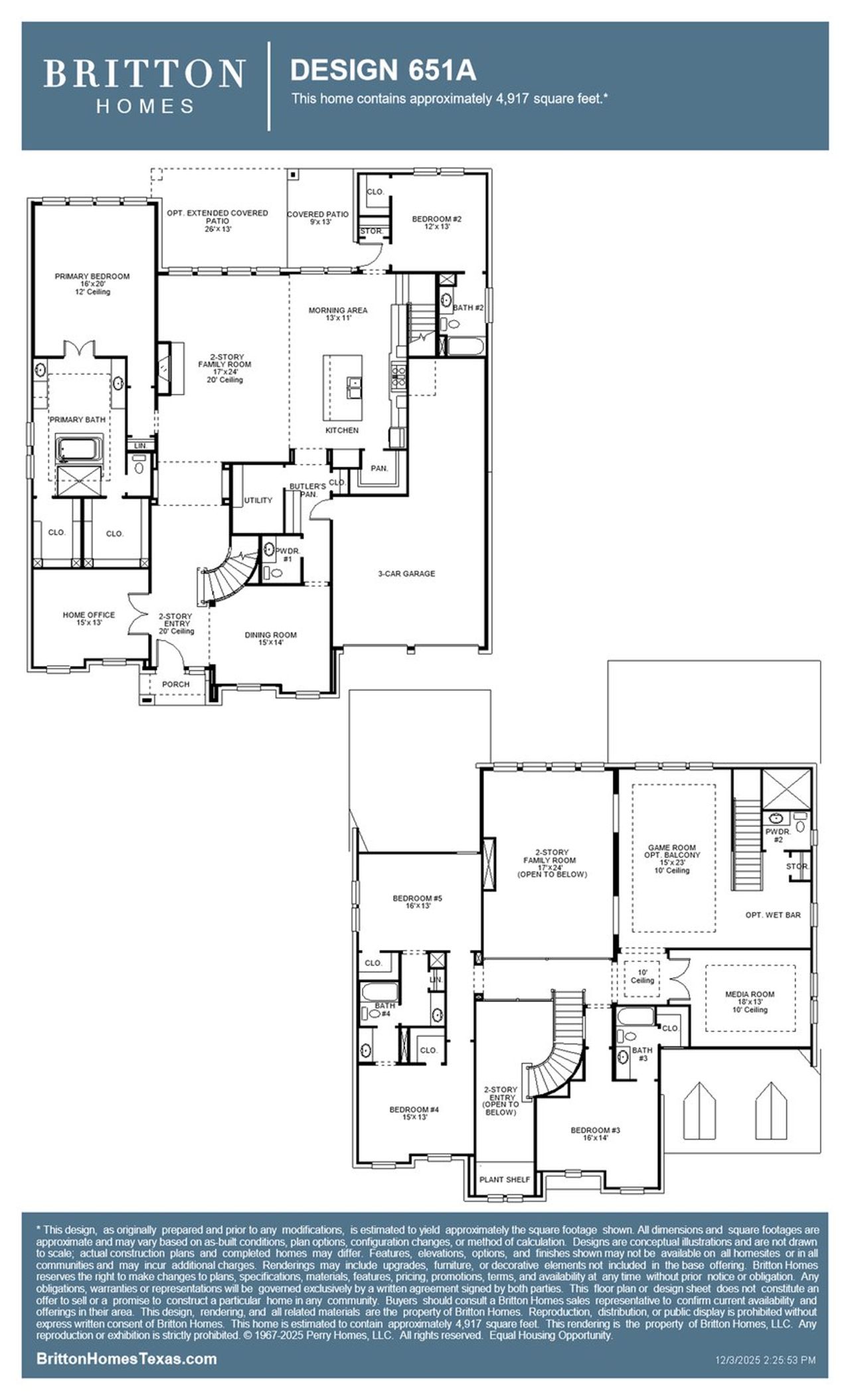 2D floor plan layout of this home in Star Trail 76', Prosper, TX (Image 2). 2D floor plan layout of this home in Star Trail 76', Prosper, TX (Image 2).