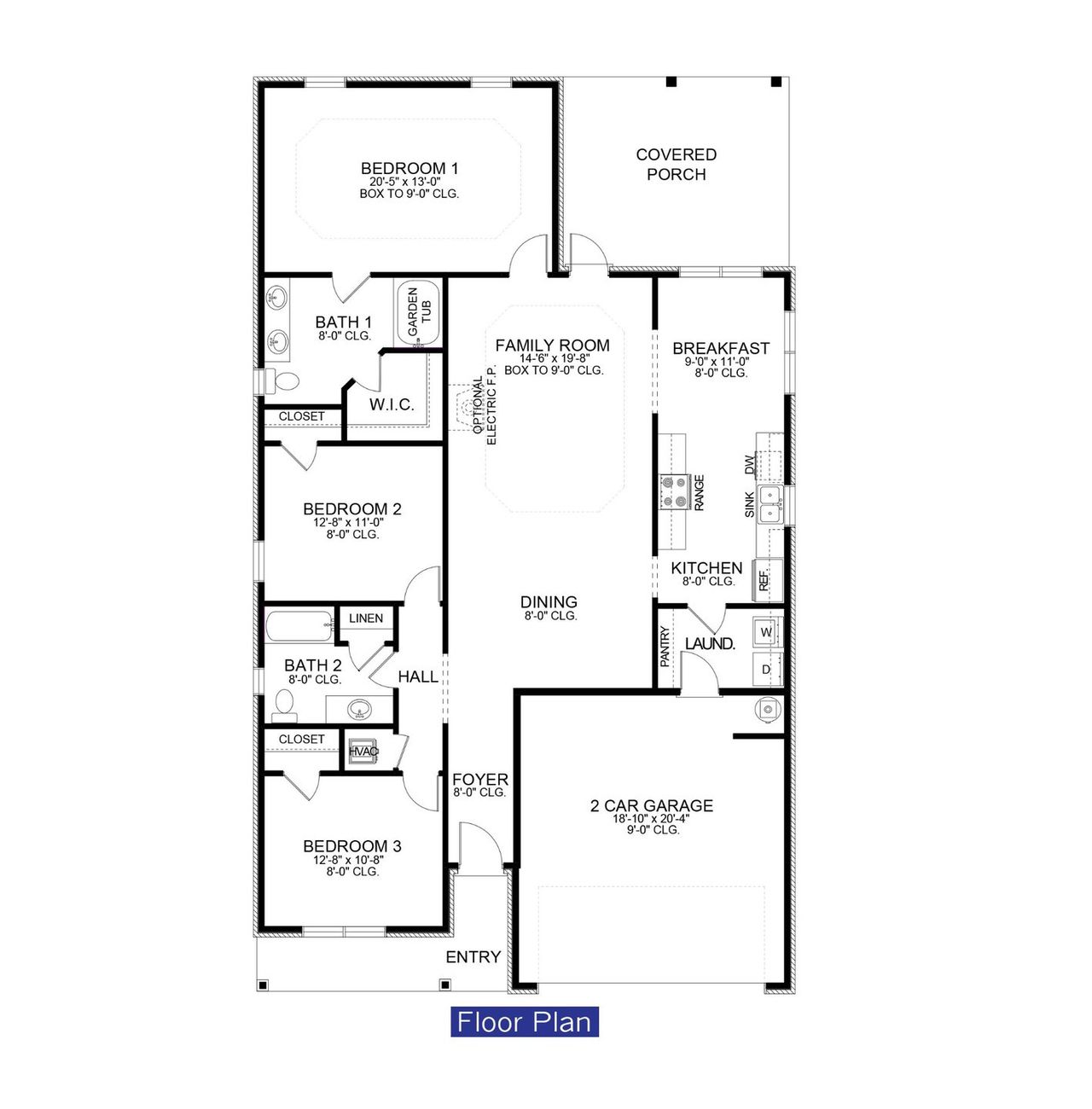 2D floor plan layout of this home in College Station, Panama City, FL (Image 2). 2D floor plan layout of this home in College Station, Panama City, FL (Image 2).