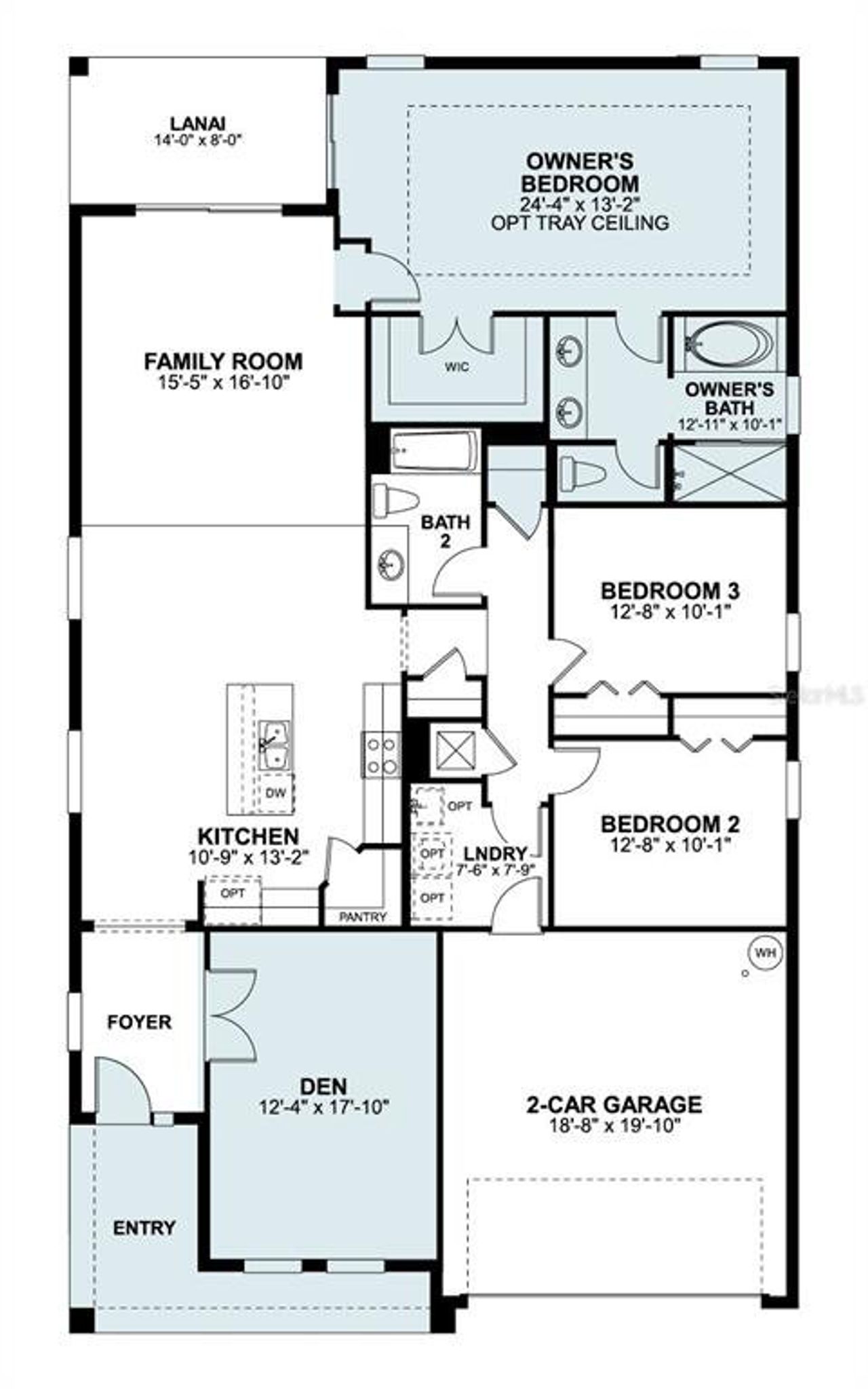 2D floor plan layout of this home in Bay Lake Farms, St. Cloud, FL (Image 2). 2D floor plan layout of this home in Bay Lake Farms, St. Cloud, FL (Image 2).