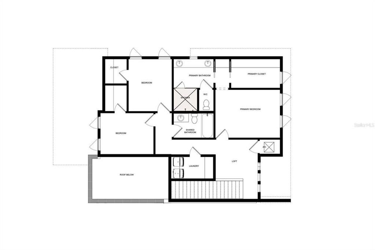 2D floor plan layout of this home in , Tampa, FL (Image 2).