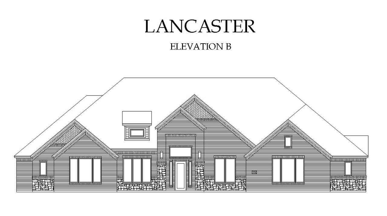 Representative rendering of the exterior for the Lancaster by Windsor Homes (Image 2). Representative rendering of the exterior for the Lancaster by Windsor Homes (Image 2).