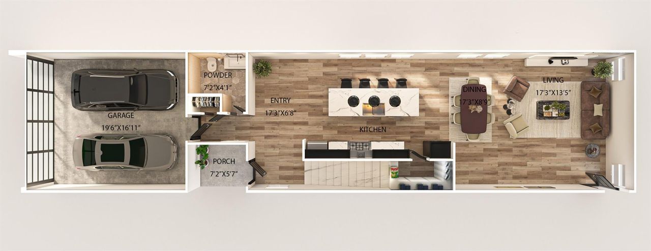 2D floor plan layout of this home in , Houston, TX (Image 2).
