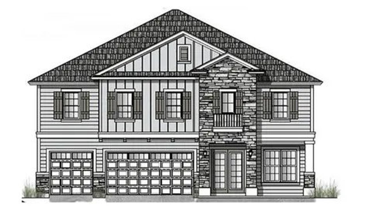 Representative rendering of the exterior for the 3611 by Ashley Homes, LLC (Image 2).