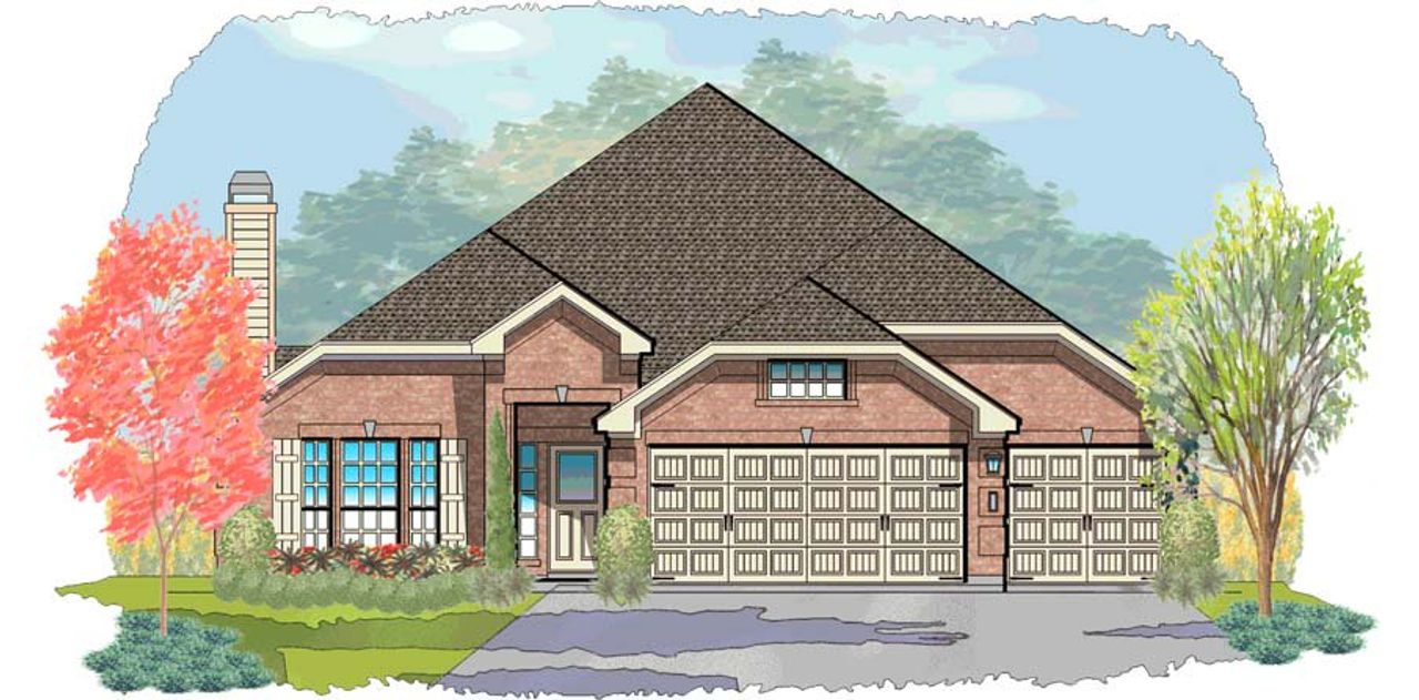 Representative rendering of the exterior for the Val Verde by Steve Klein Custom Builder (Image 2).