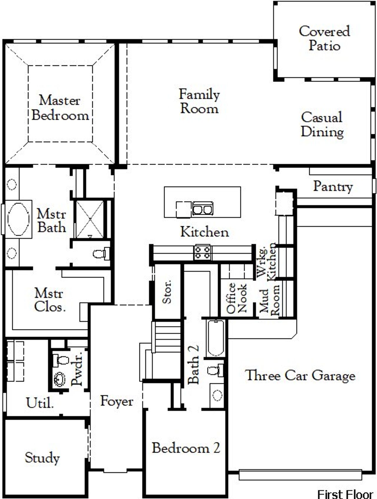 2D floor plan layout of this home in Santa Rita Ranch, Liberty Hill, TX (Image 2). 2D floor plan layout of this home in Santa Rita Ranch, Liberty Hill, TX (Image 2).