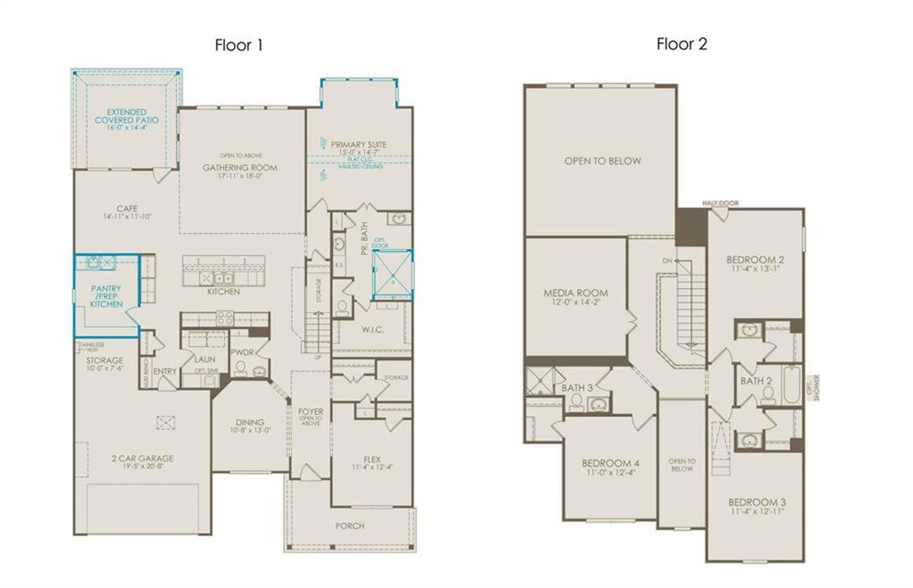 Floorplan layout of home