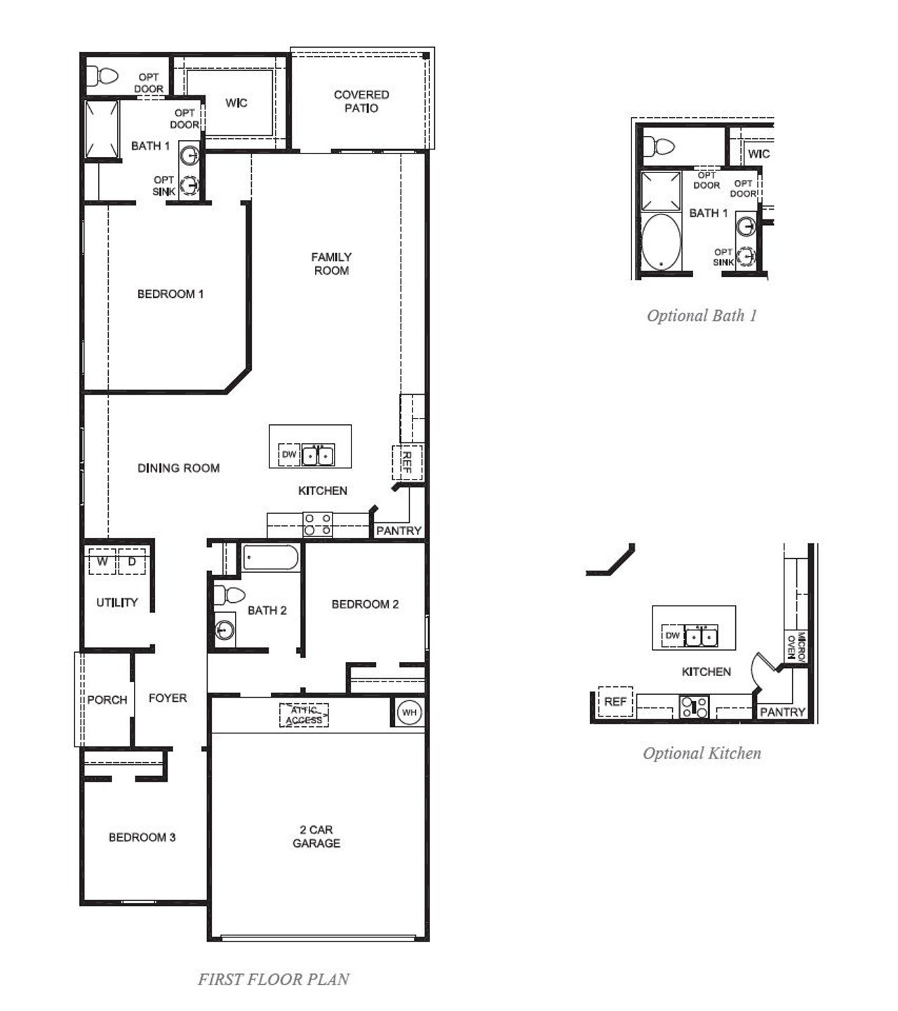 2D floor plan layout of this home in August Trails, Needville, TX (Image 2).