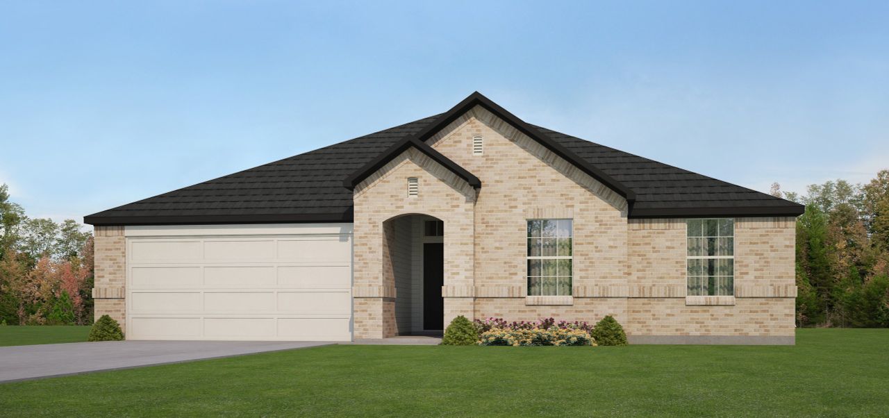 Representative exterior photo of a completed home built from the Conroe by Our Country Homes in Runaway Bay, Runaway Bay, TX (Image 2).