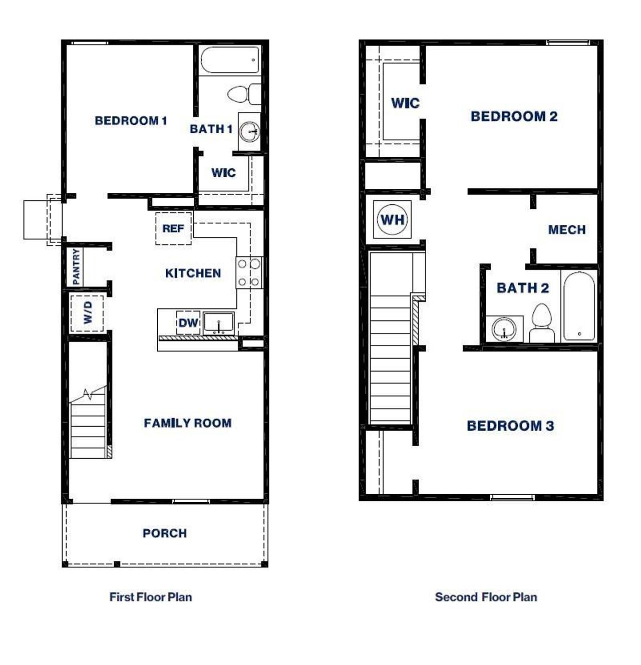 2D floor plan layout of this home in Gemini, Splendora, TX (Image 2). 2D floor plan layout of this home in Gemini, Splendora, TX (Image 2).