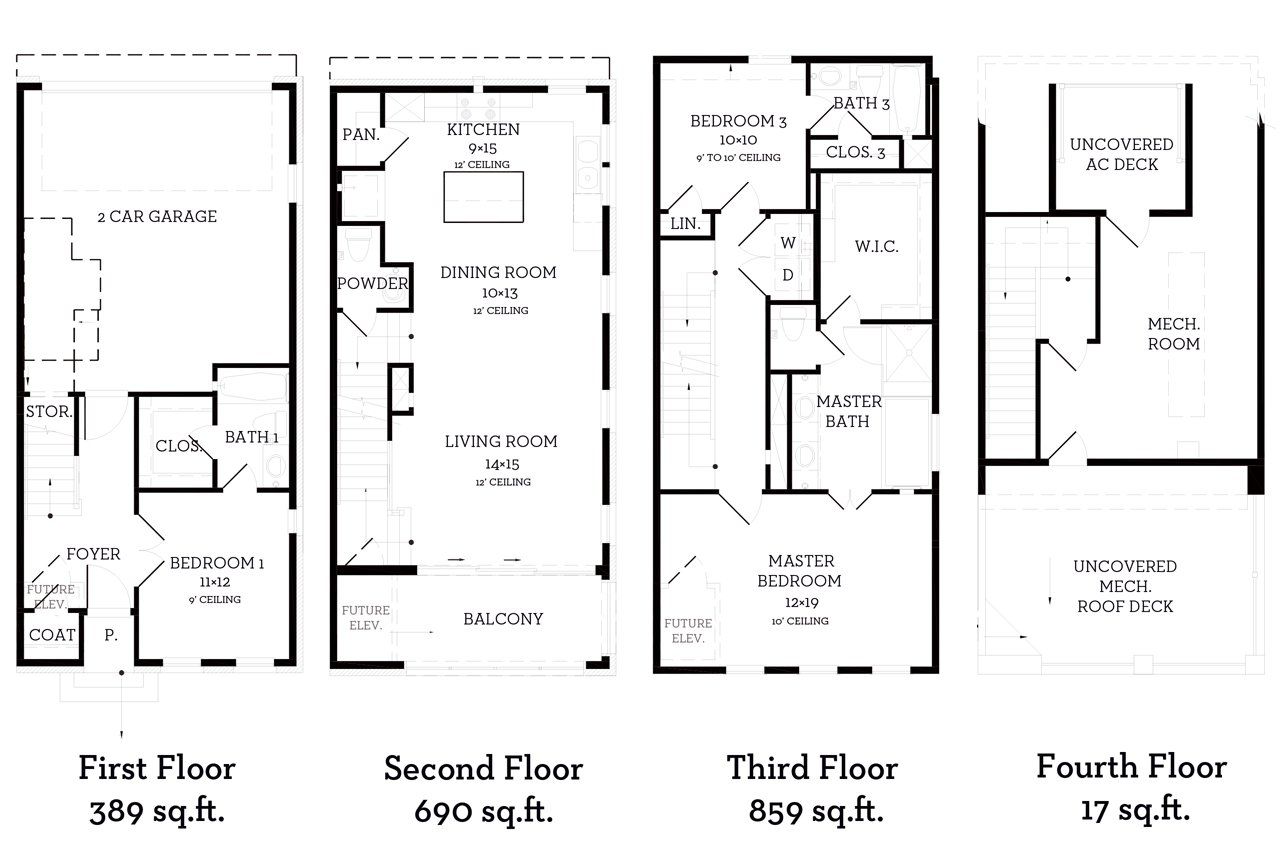 2D floor plan layout of this home in Cedar Branch, Dallas, TX (Image 2).
