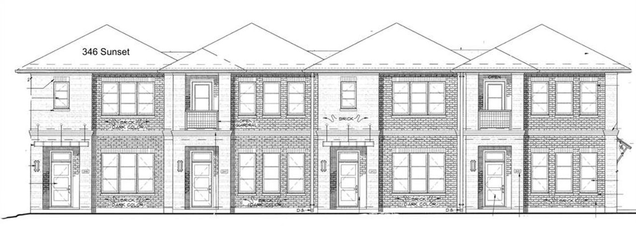 Exterior rendering of this home design in , Fort Worth, TX (Image 2). Exterior rendering of this home design in , Fort Worth, TX (Image 2).