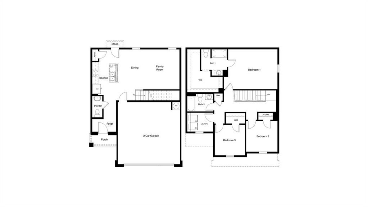 D.R. Horton's Davis Floorplan - All Home and community information, including pricing, included features, terms, availability and amenities, are subject to change at any time without notice or obligation. All Drawings, pictures, photographs, video, square footages, floor plans, elevations, features, colors and sizes are approximate for illustration purposes only and will vary from the homes as built.