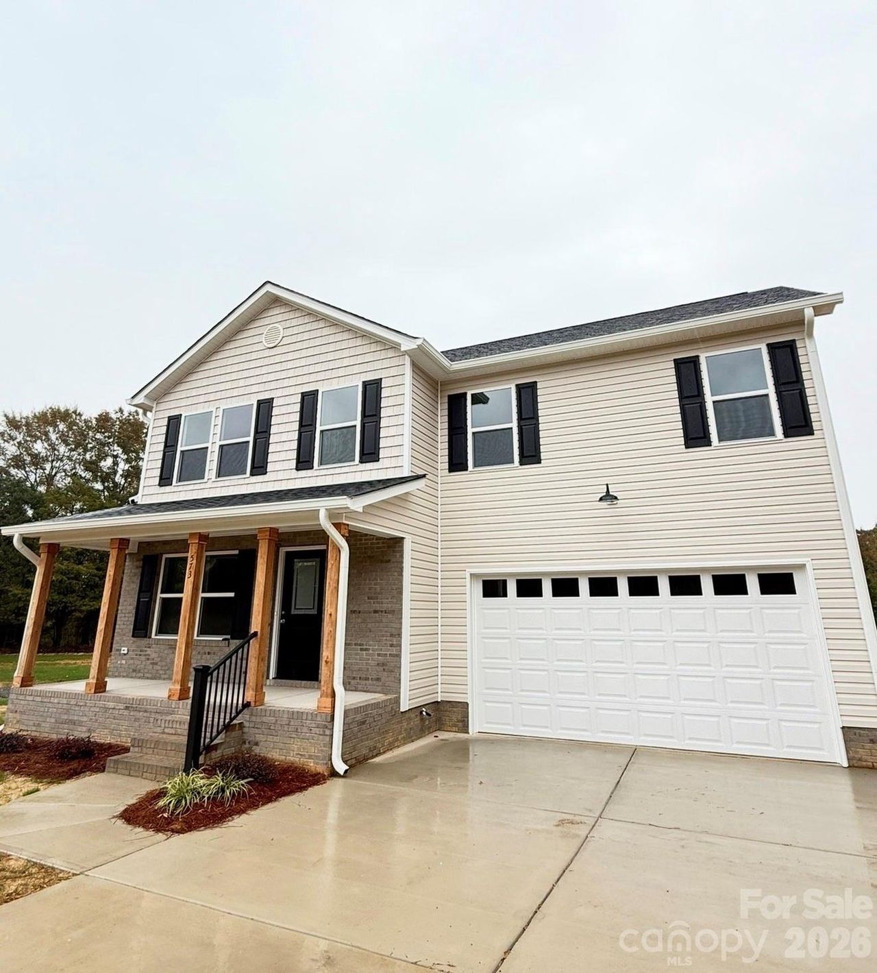 Front exterior of a new home in , Oakboro, NC, highlighting curb appeal (Image 2).