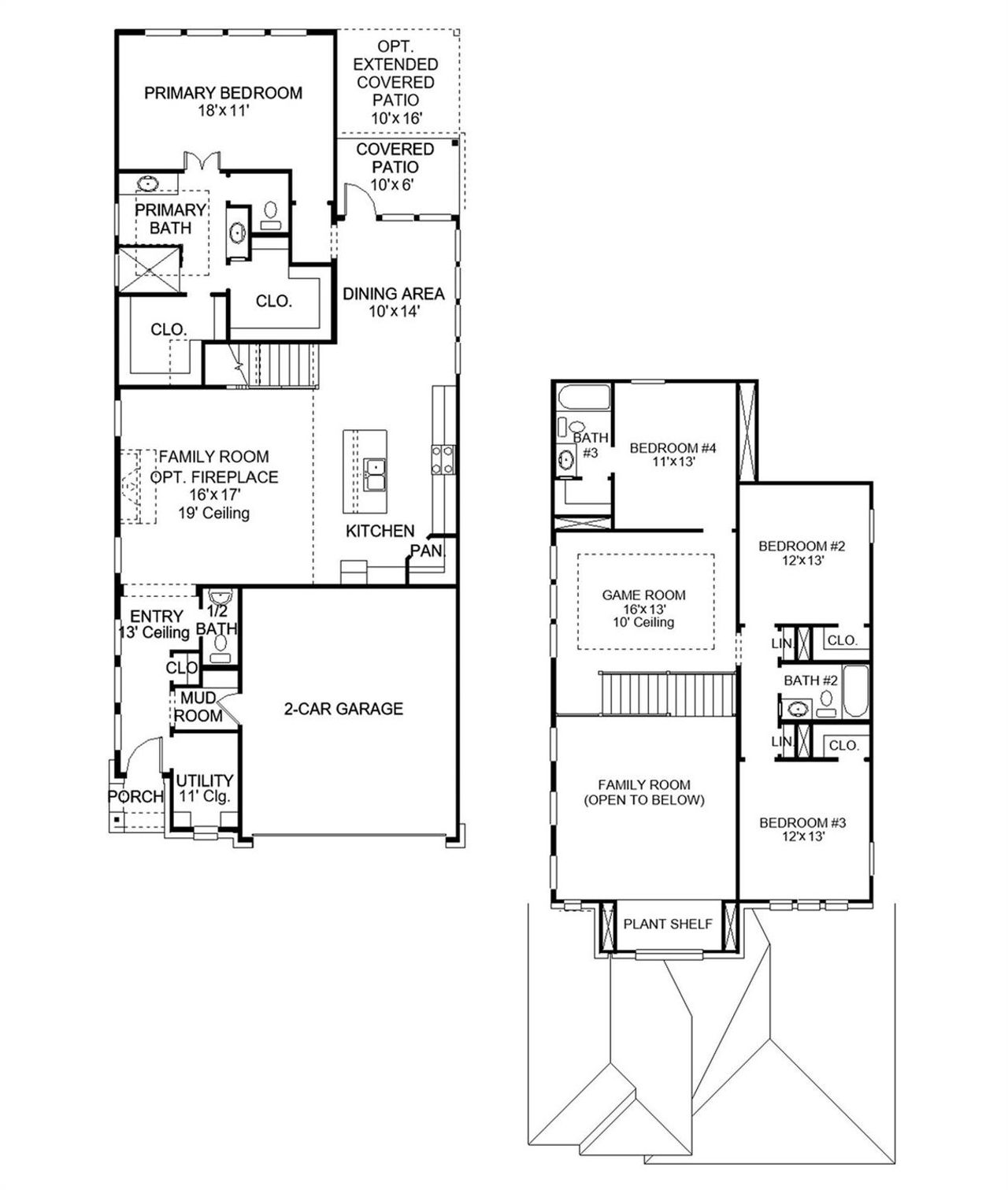 2D floor plan layout of this home in Brookewater, Rosenberg, TX (Image 2). 2D floor plan layout of this home in Brookewater, Rosenberg, TX (Image 2).