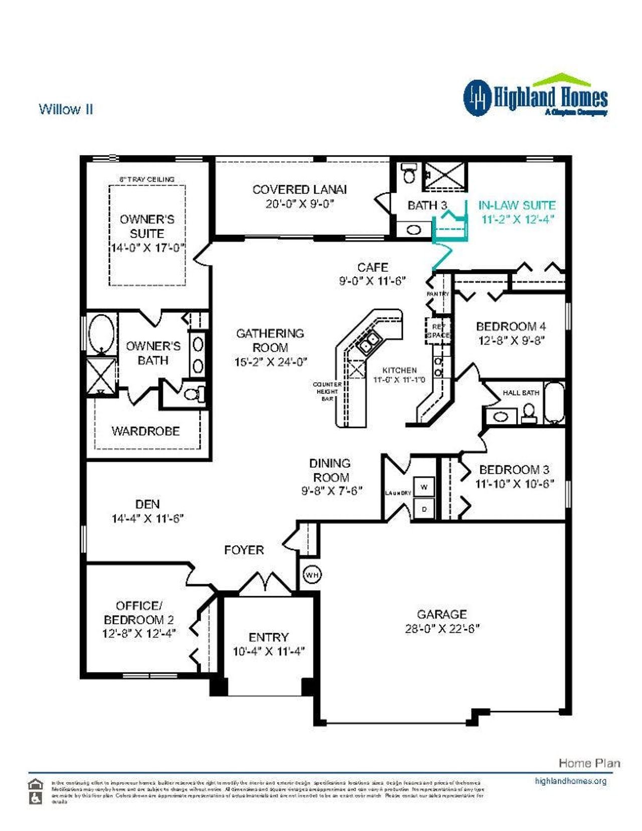 Willow II - Home Layout