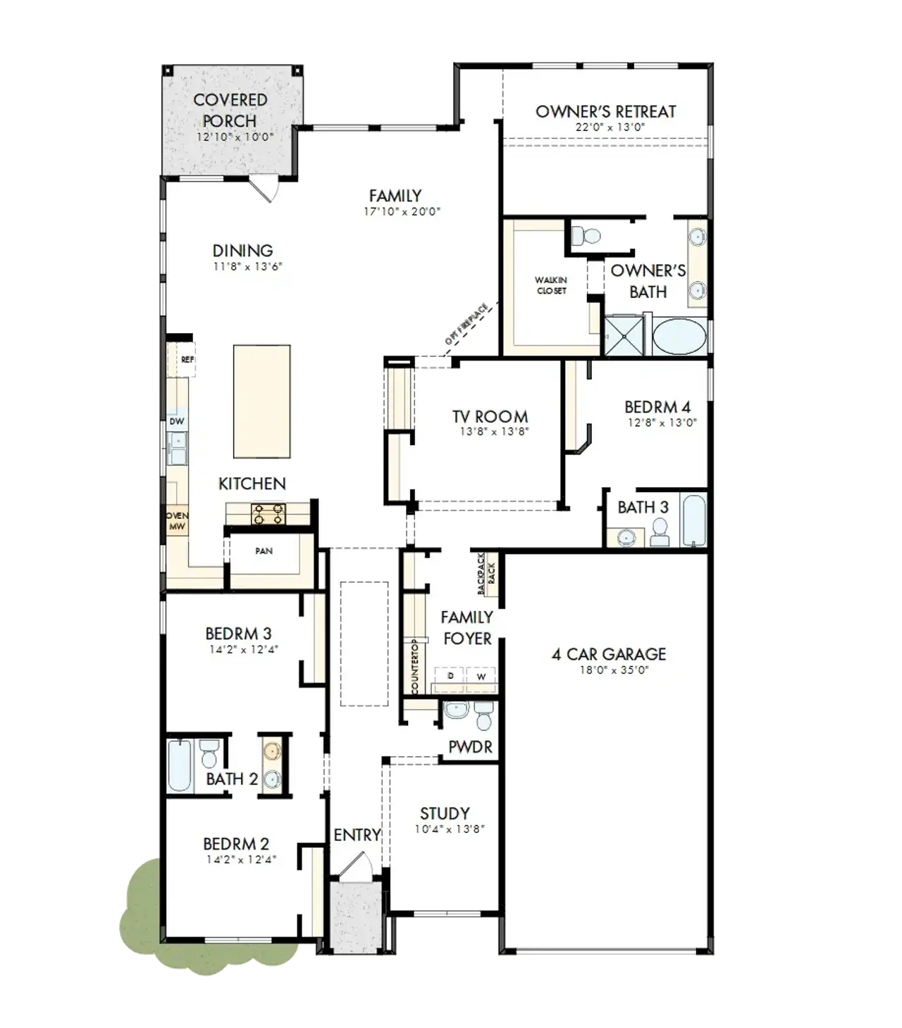 2D floor plan layout of this home in The Ridge at Northlake, Northlake, TX (Image 2). 2D floor plan layout of this home in The Ridge at Northlake, Northlake, TX (Image 2).