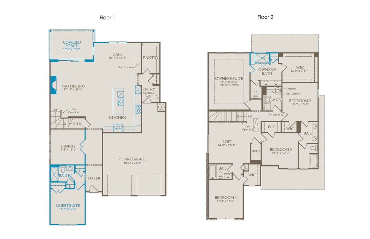2D floor plan layout of this home in Millstone, Hendersonville, TN (Image 2).