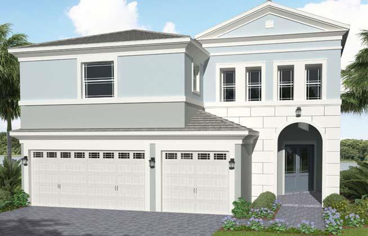 Representative exterior photo of a completed home built from the Laurel Grand by Minto Communities in Westlake, Westlake, FL (Image 2).