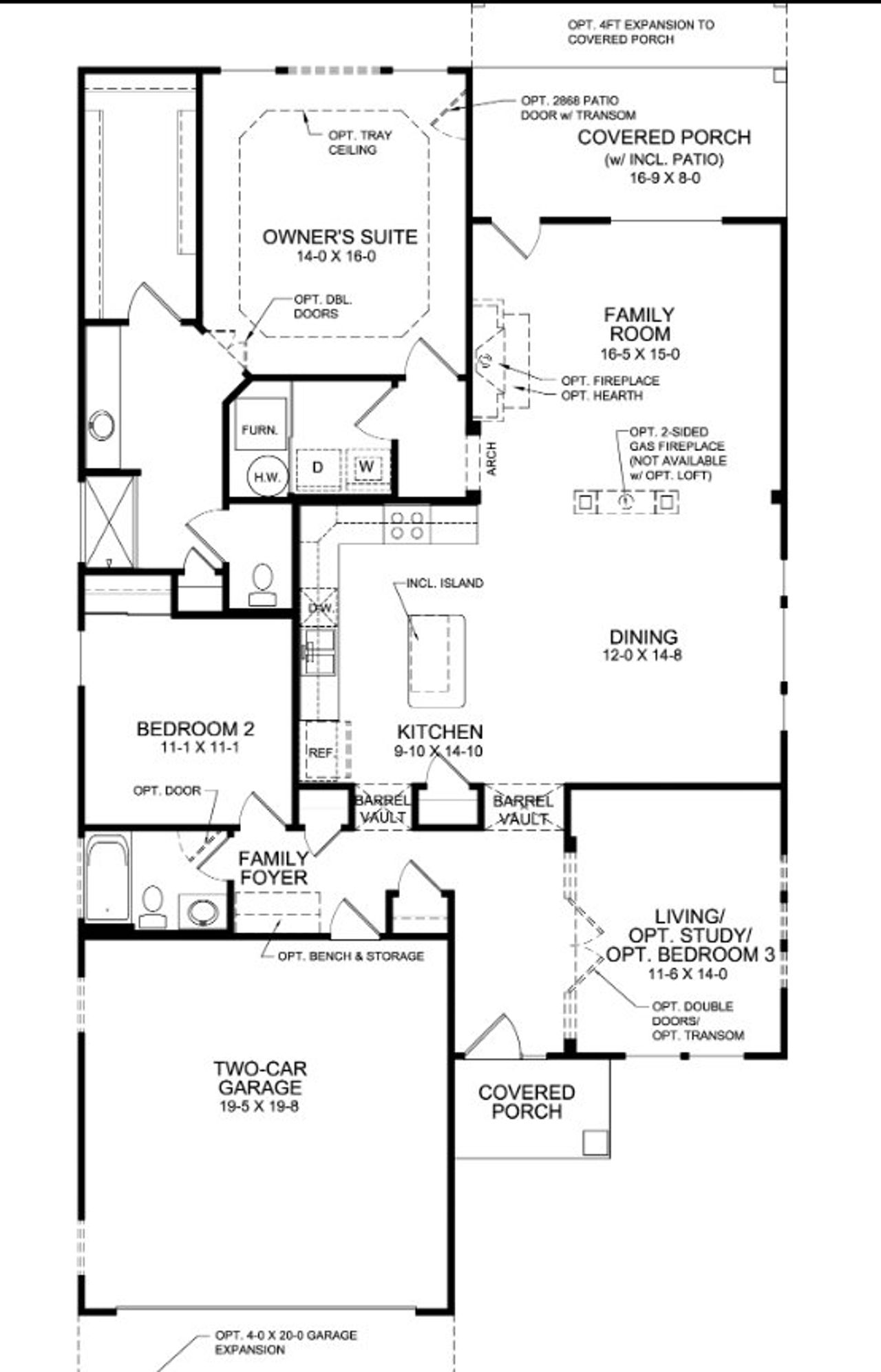 2D floor plan layout for the Wilmington by Fischer Homes in Laurel Farms, Dallas, GA (Image 2). 2D floor plan layout for the Wilmington by Fischer Homes in Laurel Farms, Dallas, GA (Image 2).