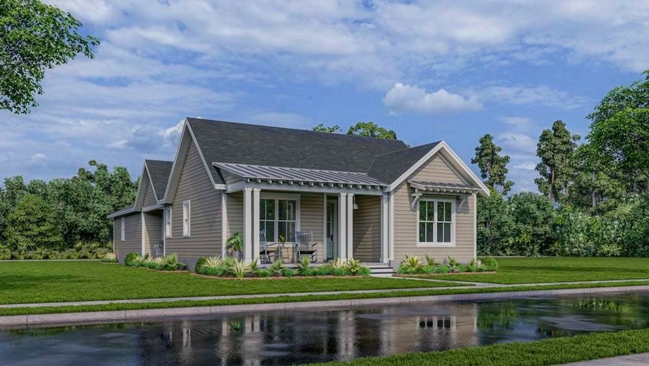 Representative exterior photo of a completed home built from the The Martin by New Leaf Builders in Riverlights, Wilmington, NC (Image 2). Representative exterior photo of a completed home built from the The Martin by New Leaf Builders in Riverlights, Wilmington, NC (Image 2).