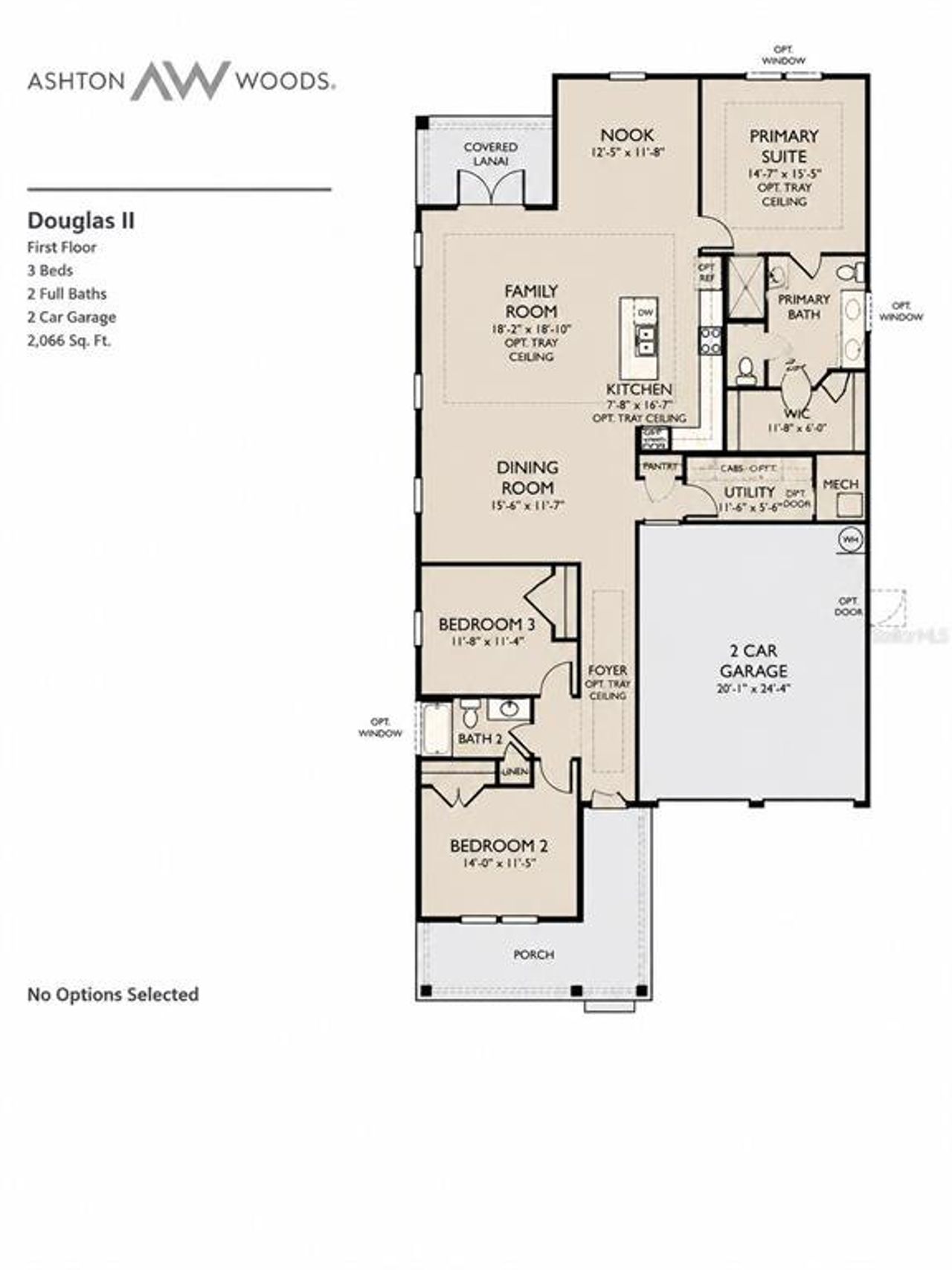 2D floor plan layout of this home in Ardisia Park, New Smyrna Beach, FL (Image 2).