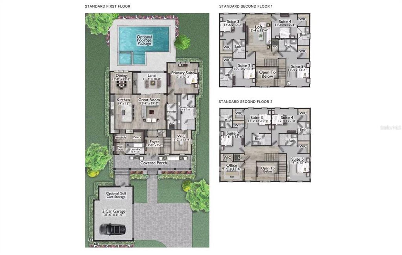 2D floor plan layout of this home in , Oakland, FL (Image 2). 2D floor plan layout of this home in , Oakland, FL (Image 2).
